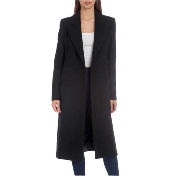 Avec Les Filles Double-Breasted Tailored Coat pea coat size XL - Picture 2 of 11